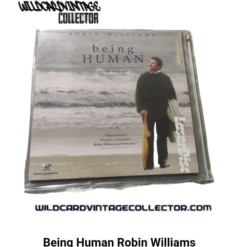 Being Human Robin Williams Laser Disc